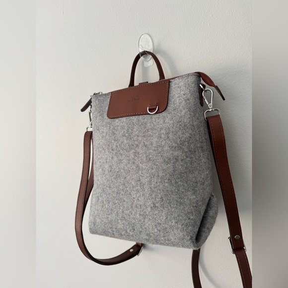 GRAF LANTZ MINI BEDFORD Merino Wool BACKPACK, Sienna leather - Picture 5 of 16